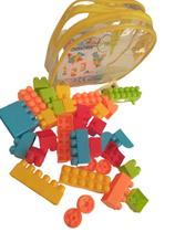 Blocos De Montar Brinquedo Educativo E Didático 35 Peças