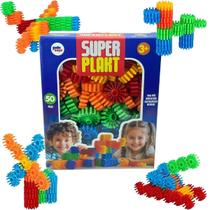 Blocos De Montar Brinquedo Infantil 50 Pçs 1249 Paki Toys