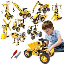 Blocos De Montar Brinquedos De Engenharia 100 Peças Com Bolsa de Armazenamento Brinquedo Educativo
