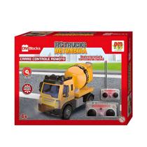 Blocos de Montar Caminhão Betoneira Controle Remoto DM Blocks RC Trucks DM Toys DMT7221 Blocos de Montar Caminhão Betoneira Controle Remoto DM Blocks RC Trucks DM Toys DMT7221