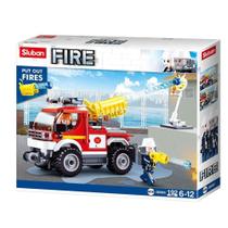 Blocos de Montar Caminhão de Bombeiro 192 Peças Multikids - BR2306