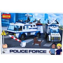 Blocos de Montar Caminhão e Viatura Canil Coleção Police Force 368 pçs 4152 - COGO Dorémi Blocos de Montar Caminhão e Viatura Canil Coleção Police Force 368 pçs 4152 - COGO Dorémi