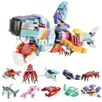 Blocos de Montar Capsula de Animais Marinhos Sortido - Castela Brasil Blocos de Montar Capsula de Animais Marinhos Sortido - Castela Brasil