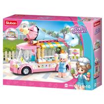 Blocos de Montar Carrinho de Sorvete Cubic 145 Peças Multikids - BR2279