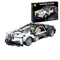 Blocos De Montar Carro Jeep Off-road Ferrari Polícia Moto