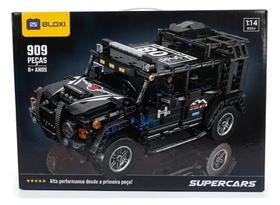 Blocos De Montar Carro Supercars Adventure 909 Pçs Bloxi
