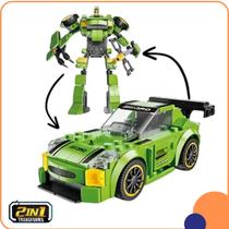 Blocos De Montar Carro Transformer 2 Em 1