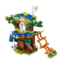 Blocos de Montar Casa na Árvore Fairy House 152 Peças Bloxi 8732-3A Blocos de Montar Casa na Árvore Fairy House 152 Peças Bloxi 8732-3A