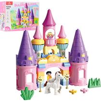 Blocos de Montar Castelo da Princesa e Príncipe Encantado - Castela Blocos de Montar Castelo da Princesa e Príncipe Encantado - Castela