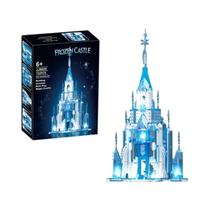 Blocos De Montar Castelo De Gelo Da Princesa 732PCS Modelo Mágico De Conto De Fadas Brinquedo DIY