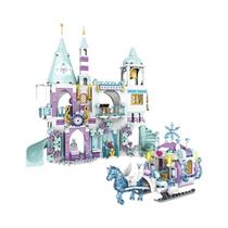Blocos De Montar Castelo De Gelo Da Princesa Friends Para Meninas, 742 Peças, Brinquedo De Inverno Blocos De Montar Castelo De Gelo Da Princesa Friends Para Meninas, 742 Peças, Brinquedo De Inverno