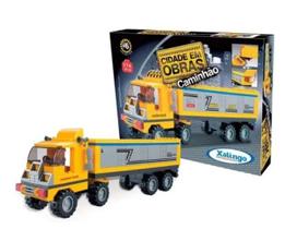Blocos de Montar - Cidade Em Obras Caminhão - 174 Peças - Xalingo