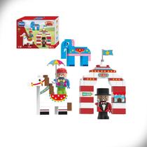 Blocos de Montar Circo Super Show 64 Peças Blocz