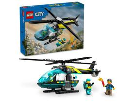 Blocos de Montar - City - Helicoptero de Salvamento de Emergencia LEGO DO BRASIL