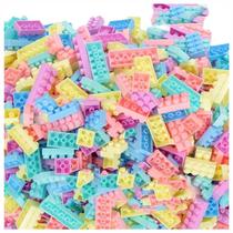 Blocos De Montar Clássico Brinquedo Educativo Leg 100/200/500 Peças