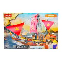 Blocos de Montar Coleção Pirates The Queen 602 pçs 3127 - COGO Dorémi Blocos de Montar Coleção Pirates The Queen 602 pçs 3127 - COGO Dorémi