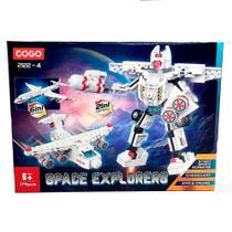 Blocos de Montar Coleção Space Explorers 3in1 179 pçs 2122-4 - COGO Dorémi