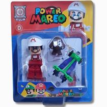 Blocos de montar Colecionável Power MAREO com 1 Boneco e Acessórios - Explore o Mundo e Desafie-se - Branco