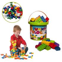 Blocos de Montar com Balde 50 Peças Brinquedo Infantil de Encaixar Educativo Criança Oferta Blocos de Montar com Balde 50 Peças Brinquedo Infantil de Encaixar Educativo Criança Oferta