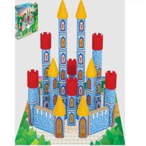 Blocos de montar construtor castelo dos engenheiros kit em madeira 54 peças brinquedo pedagogico didatico Blocos de montar construtor castelo dos engenheiros kit em madeira 54 peças brinquedo pedagogico didatico