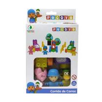 Blocos de Montar Corrida de Carros do Pocoyo Plástico Colorido Ref.520 Monte Libano