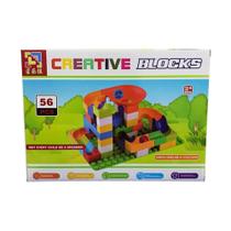 Blocos De Montar Creative Blocks 56 Peças - Artyara Blocos De Montar Creative Blocks 56 Peças - Artyara