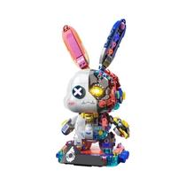 Blocos De Montar Criativos De Coelho Mecânico 1377PCS TOYLINX Brinquedo De Quebra-Cabeça Futurista Blocos De Montar Criativos De Coelho Mecânico 1377PCS TOYLINX Brinquedo De Quebra-Cabeça Futurista
