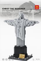 Blocos de Montar Cristo Redentor Rio de Janeiro Brinquedo de Blocos de Construção 973 Peças.