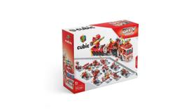 Blocos de Montar Cubic 12 em 1 Bombeiro 557 Peças