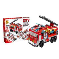 Blocos de Montar Cubic 12 Em 1 Caminhao de Bombeiro 558pcs (novo) - Br1200