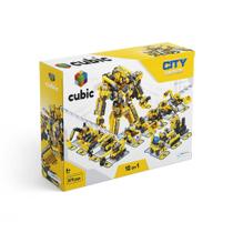 Blocos de Montar Cubic 12 Em 1 City Construção 573 Pcs - Br1093