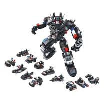 Blocos De Montar Cubic 25 Em 1 Polícia Swat Robot 600 pçs
