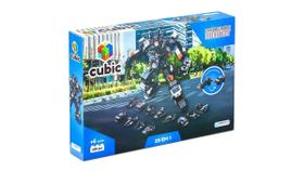 Blocos De Montar Cubic 25 Em 1 Polícia Swat Robot 600 Peças