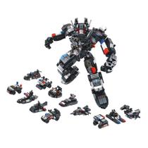 Blocos de Montar Cubic 25 em 1 Polícia Swat Robot 600pcs Multikids - BR1616