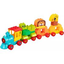Blocos de Montar Cubic Jr Trem Zoo 50 pçs BR2250 - Multikids