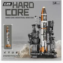 Blocos de Montar CZS Hard Core Foguete Espacial com Plataforma Brinquedo de Blocos de Construção 2166 Peças.