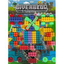 BLOCOS DE MONTAR DA DIVERBLOC BRINQUEDO EDUCATIVO CARRO Cor:Varias cores BLOCOS DE MONTAR DA DIVERBLOC BRINQUEDO EDUCATIVO CARRO Cor:Varias cores