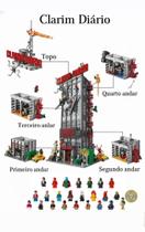 Blocos de montar daily bugle clarim diário homem aranha 3780 peças + mini figures mod. 76178