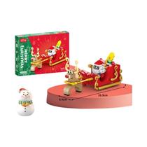 Blocos De Montar De Aldeia De Natal: Árvore De Natal, Peças De Encaixe, Decorações DIY E Figuras De