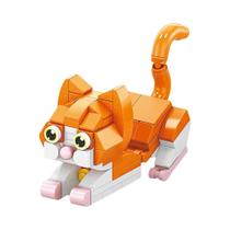 Blocos De Montar De Animais: Abelha, Borboleta, Libélula, Caranguejo, Polvo, Gato - Brinquedos E