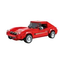 Blocos De Montar De Carro Clássico Vintage Retrô, Modelo Roadster, Com Suporte De Exibição, Blocos De Montar De Carro Clássico Vintage Retrô, Modelo Roadster, Com Suporte De Exibição,