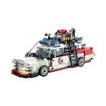 Blocos De Montar De Carro De Corrida Fantasma De Halloween Para Adultos, 562 Peças, DIY MOC,