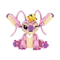 Blocos De Montar De Desenho Animado Para Crianças, Hot Stitch Angel CP, Peça Grande Com Orelhas