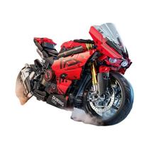 Blocos De Montar De Motocicleta Em Escala 1:5, 2024PCS, Modelo De Motocicleta Modular Para Crianças Blocos De Montar De Motocicleta Em Escala 1:5, 2024PCS, Modelo De Motocicleta Modular Para Crianças