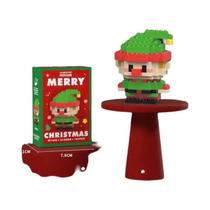 Blocos De Montar De Natal Para Crianças, Papai Noel, Brinquedo De Montagem DIY, Decoração Para Casa,