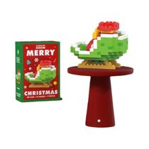 Blocos De Montar De Natal Para Crianças, Quebra-Cabeça De Papai Noel E Rena, Decoração De Mesa,