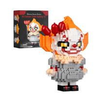 Blocos De Montar De Palhaço Da Noite Mágica De Halloween, Quebra-Cabeça Da Série De Desenhos