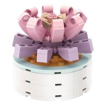 Blocos De Montar De Plantas Suculentas Flores Miniso 75 Pçs