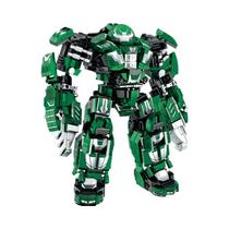 Blocos De Montar De Super-Heróis 600+ Peças Modelo De Robô Homem De Ferro Figuras De Ação Marvel