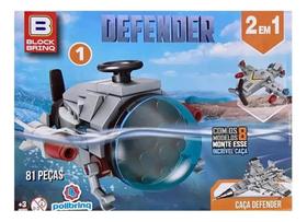 Blocos de Montar Defender Block Brink Sortido - Polibrinq